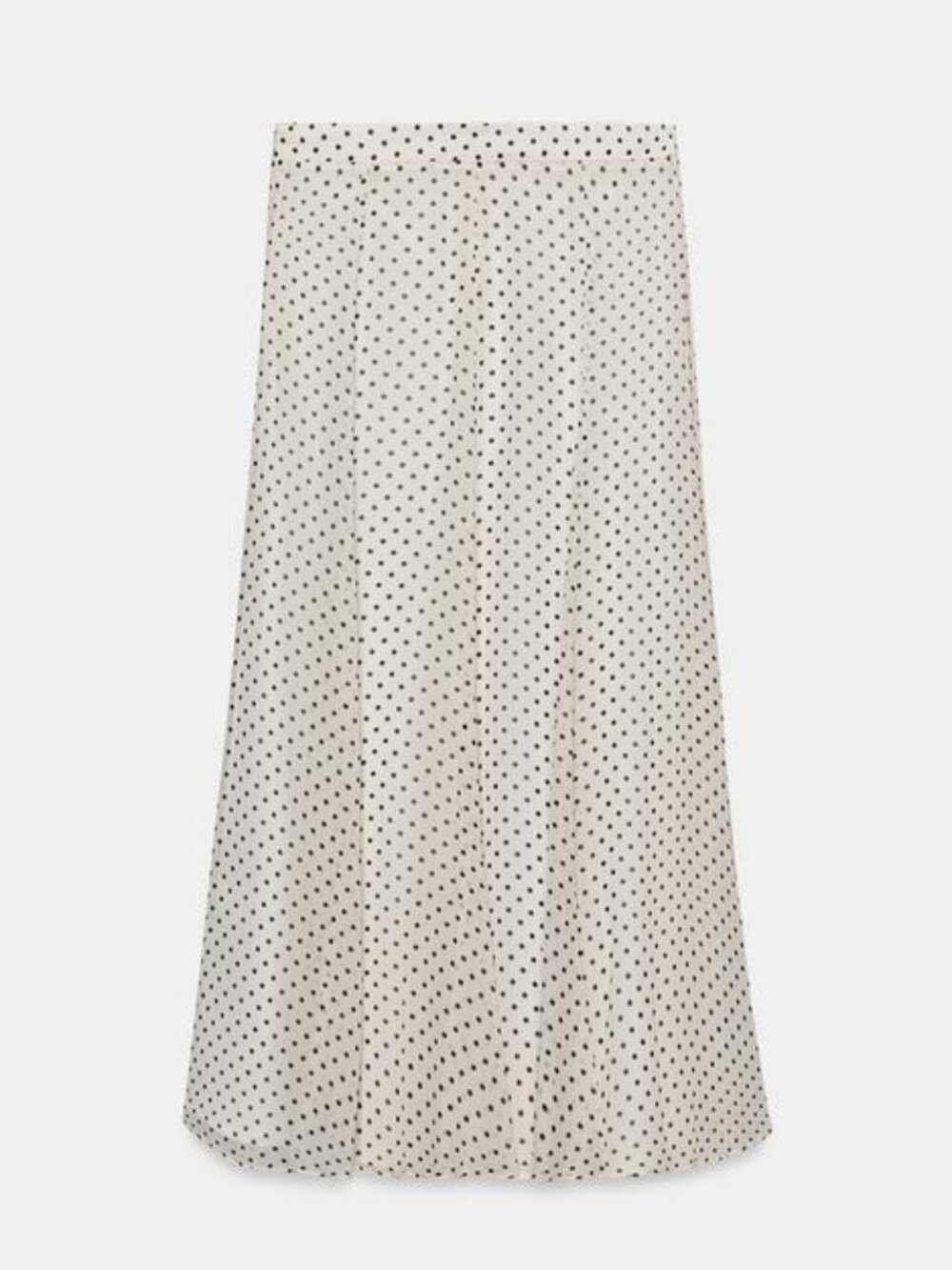 ZARA ZW COLLECTION POLKA DOT MIDI SKIRT - Picture 14 of 16